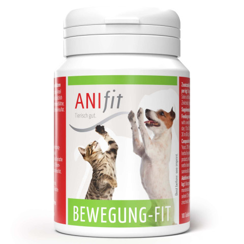 Hund Katze Nahrungsergänzungen Bewegung-Fit 80g 1 Stück -1- Anifit